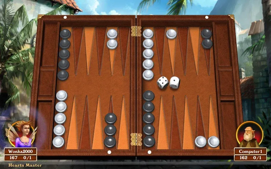 Скачать взломанную Hardwood Backgammon (Хардвуд Бэкгаммон)  [МОД Unlocked] — полная версия apk на Андроид screen 1