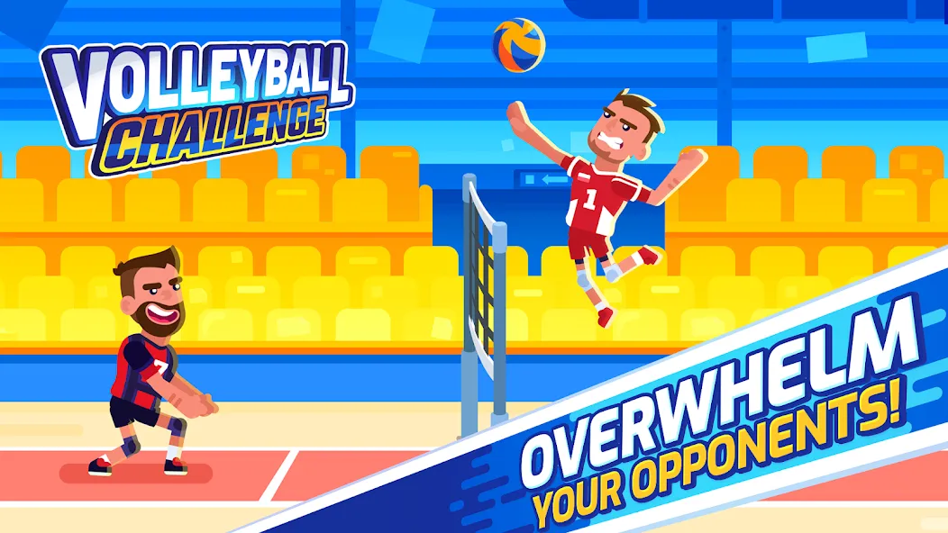 Скачать взломанную Volleyball Challenge 2024  [МОД Бесконечные монеты] — стабильная версия apk на Андроид screen 1