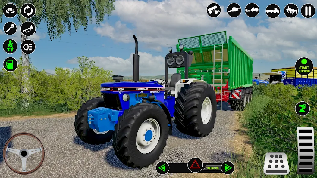 Скачать взлом Farming Tractor Simulator Game  [МОД Menu] — стабильная версия apk на Андроид screen 3