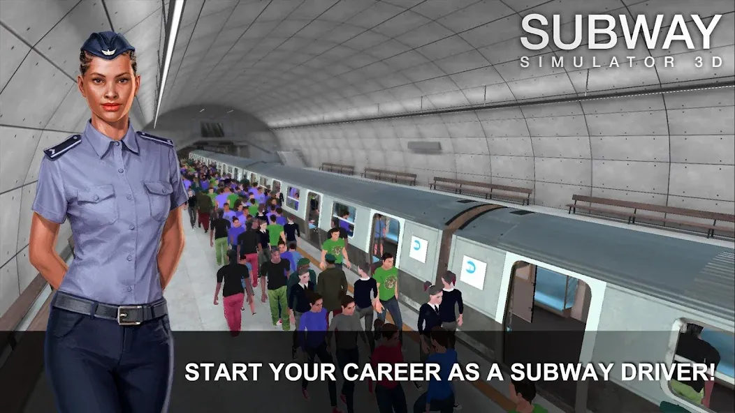 Скачать взломанную Subway Simulator 3D  [МОД Unlocked] — стабильная версия apk на Андроид screen 1