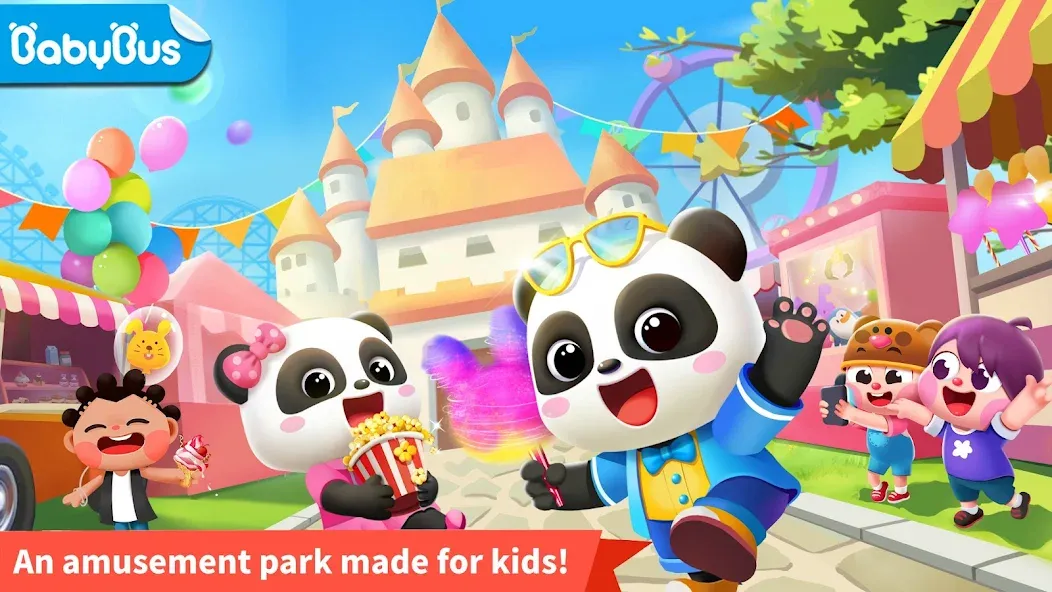 Скачать взломанную Baby Panda's Fun Park  [МОД Menu] — стабильная версия apk на Андроид screen 1