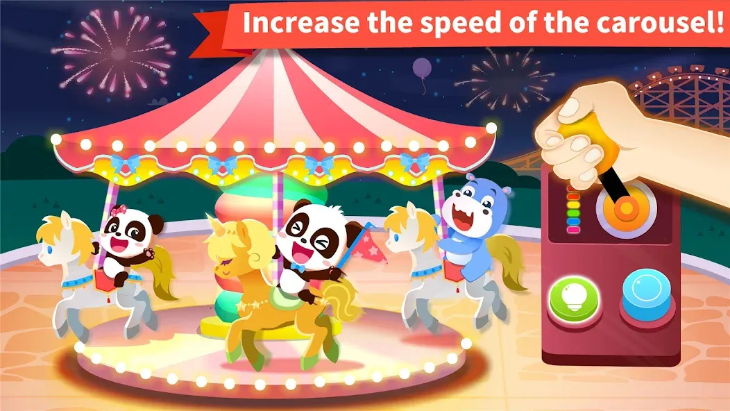 Скачать взломанную Baby Panda's Fun Park  [МОД Menu] — стабильная версия apk на Андроид screen 4