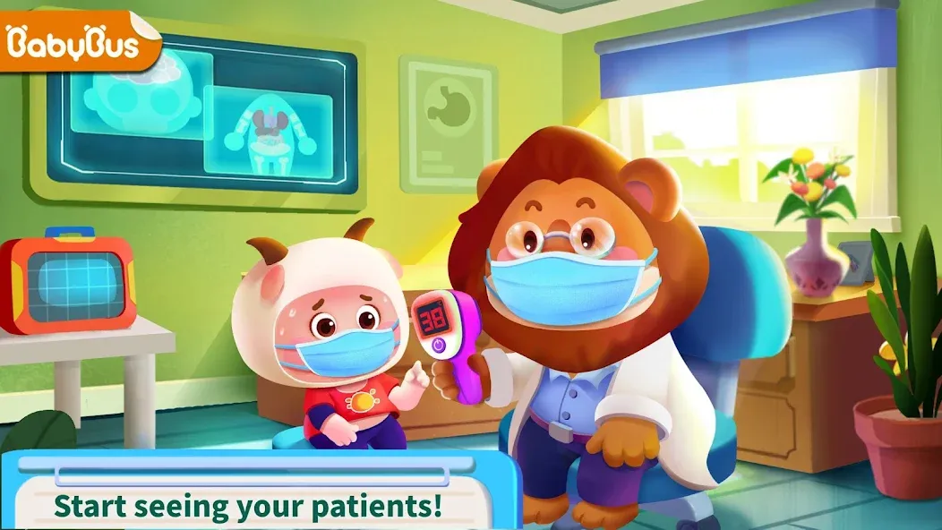 Скачать взлом Baby Panda's Hospital Care  [МОД Много монет] — стабильная версия apk на Андроид screen 1