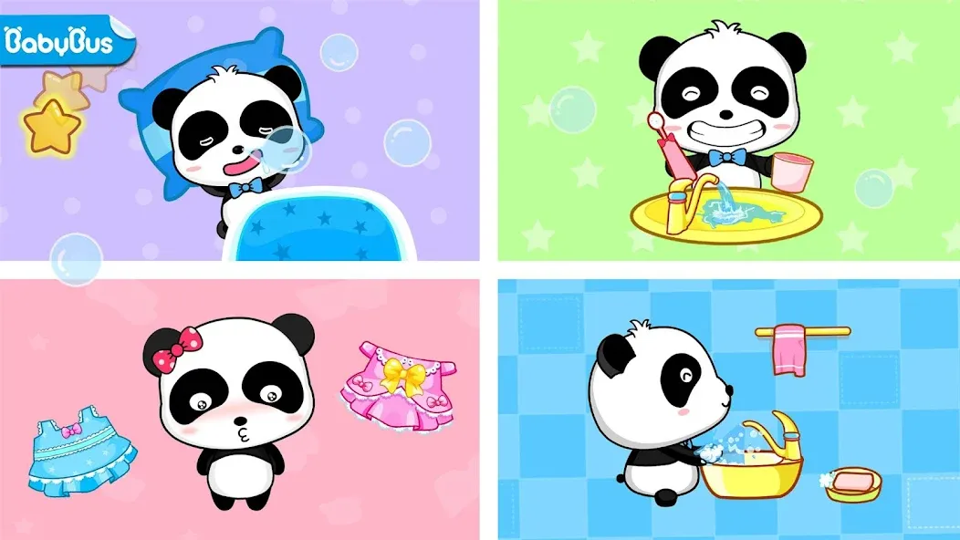 Скачать взлом Baby Panda's Daily Life  [МОД Все открыто] — стабильная версия apk на Андроид screen 1