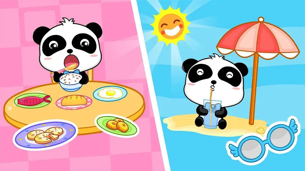 Скачать взлом Baby Panda's Daily Life  [МОД Все открыто] — стабильная версия apk на Андроид screen 2