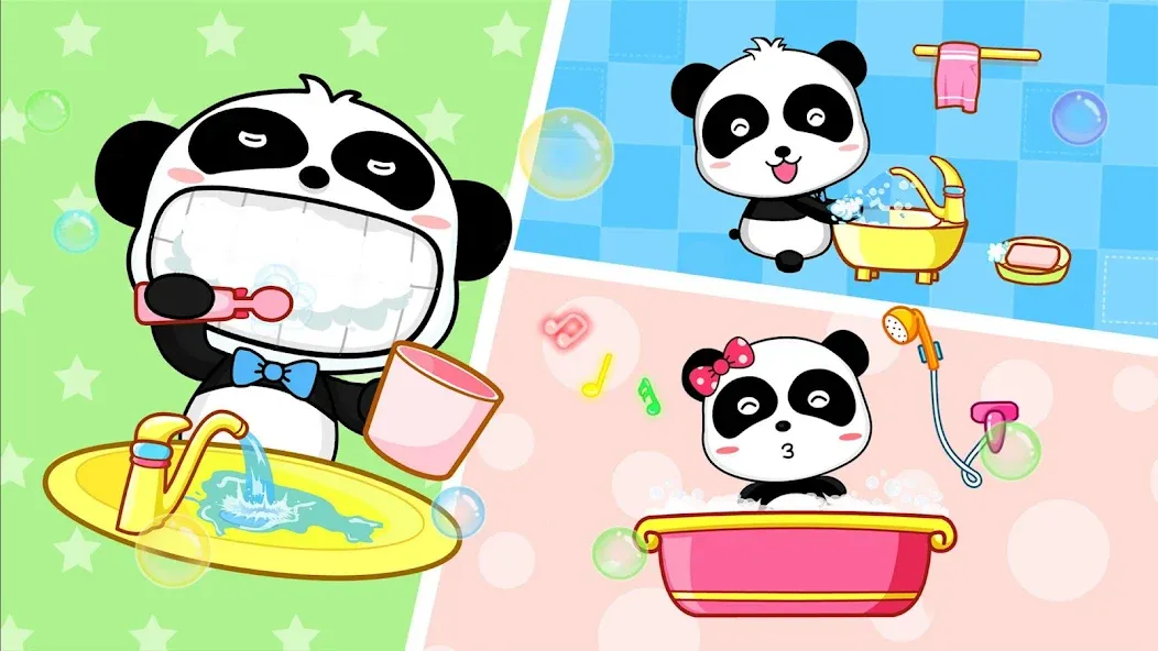 Скачать взлом Baby Panda's Daily Life  [МОД Все открыто] — стабильная версия apk на Андроид screen 4