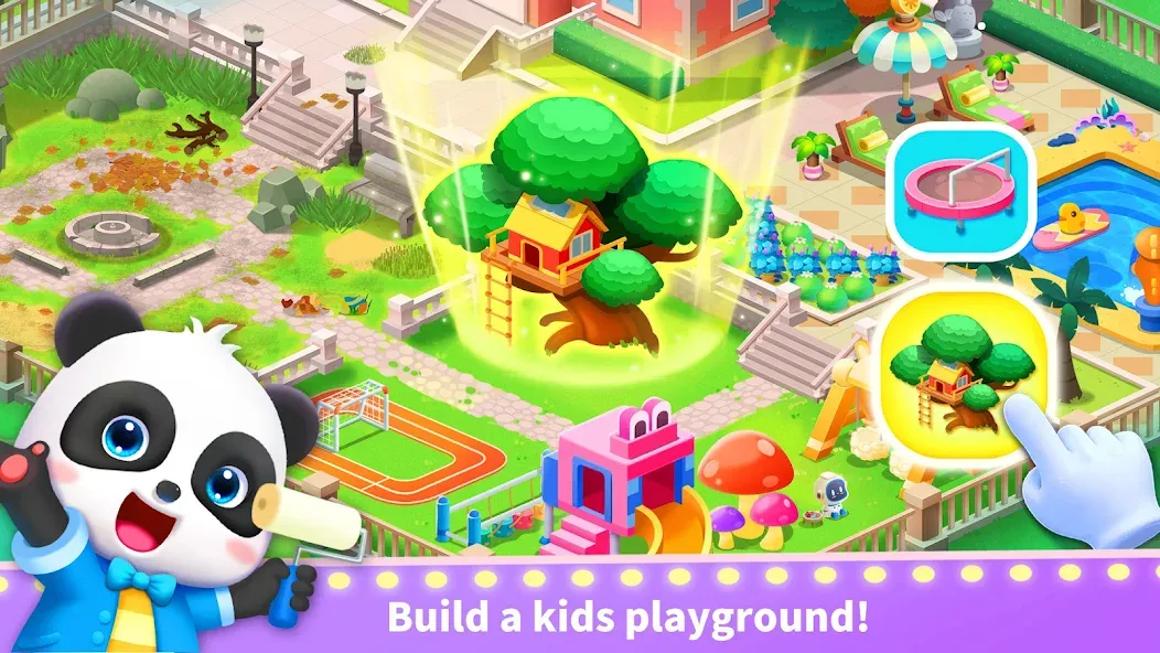 Взломанная Baby Panda's Town: Life  [МОД Меню] — полная версия apk на Андроид screen 2