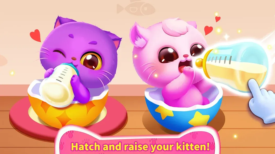 Взлом Little Panda's Cat Game  [МОД Бесконечные монеты] — последняя версия apk на Андроид screen 2