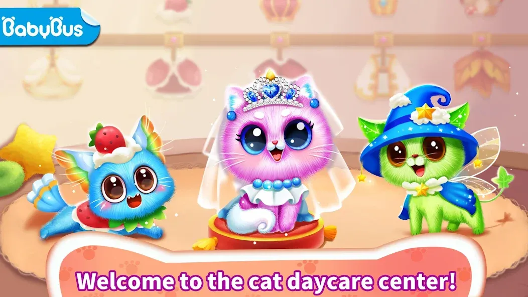 Скачать взломанную Little Panda: Baby Cat Daycare  [МОД Mega Pack] — стабильная версия apk на Андроид screen 1