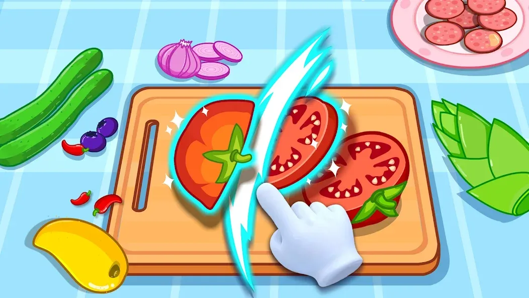 Скачать взлом My Baby Panda Chef  [МОД Меню] — последняя версия apk на Андроид screen 2