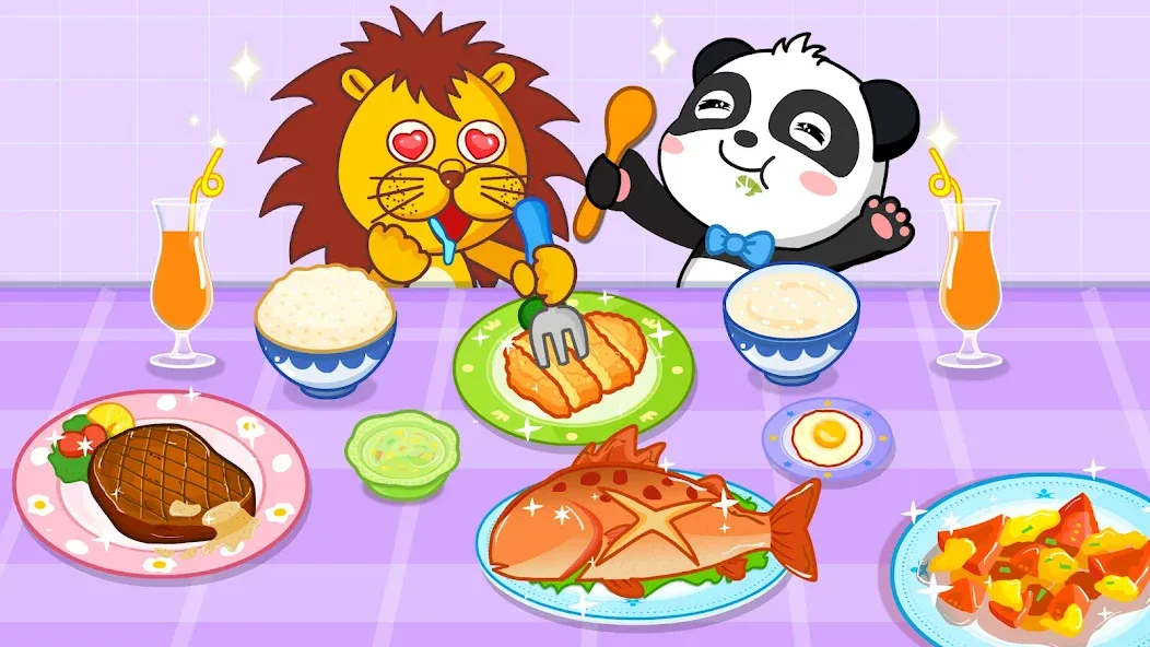 Скачать взлом My Baby Panda Chef  [МОД Меню] — последняя версия apk на Андроид screen 5