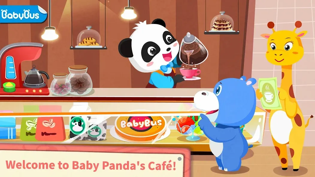 Взломанная Baby Panda’s Summer: Café  [МОД Бесконечные деньги] — последняя версия apk на Андроид screen 1