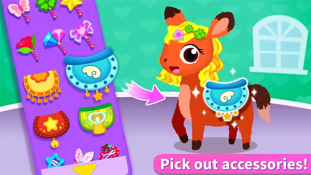 Скачать взломанную Little Panda's Pet Salon  [МОД Все открыто] — последняя версия apk на Андроид screen 4