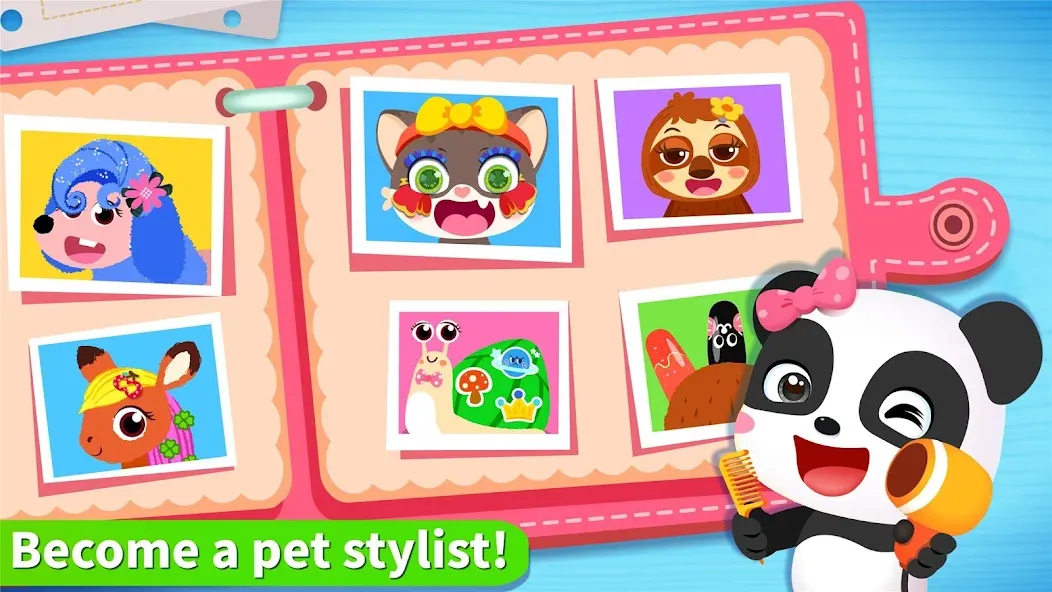 Скачать взломанную Little Panda's Pet Salon  [МОД Все открыто] — последняя версия apk на Андроид screen 5