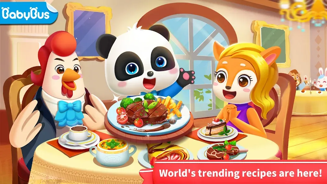 Скачать взломанную Little Panda's World Recipes  [МОД Все открыто] — стабильная версия apk на Андроид screen 1