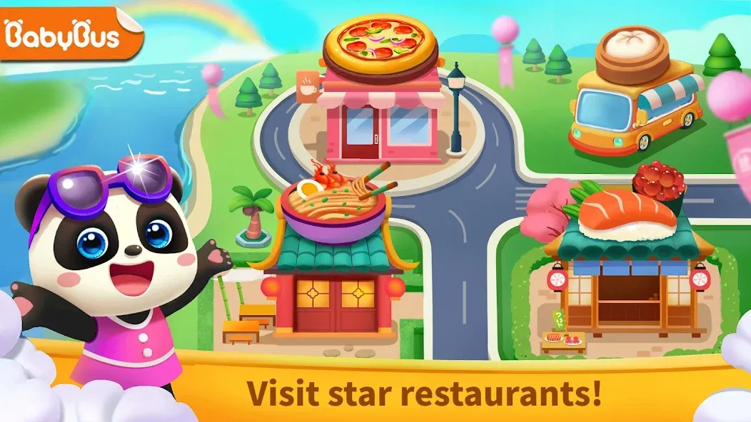 Скачать взлом Little Panda: Star Restaurants  [МОД Menu] — последняя версия apk на Андроид screen 1