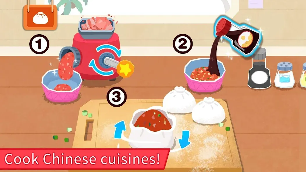 Взломанная Baby Panda's Breakfast Cooking  [МОД Unlimited Money] — полная версия apk на Андроид screen 4