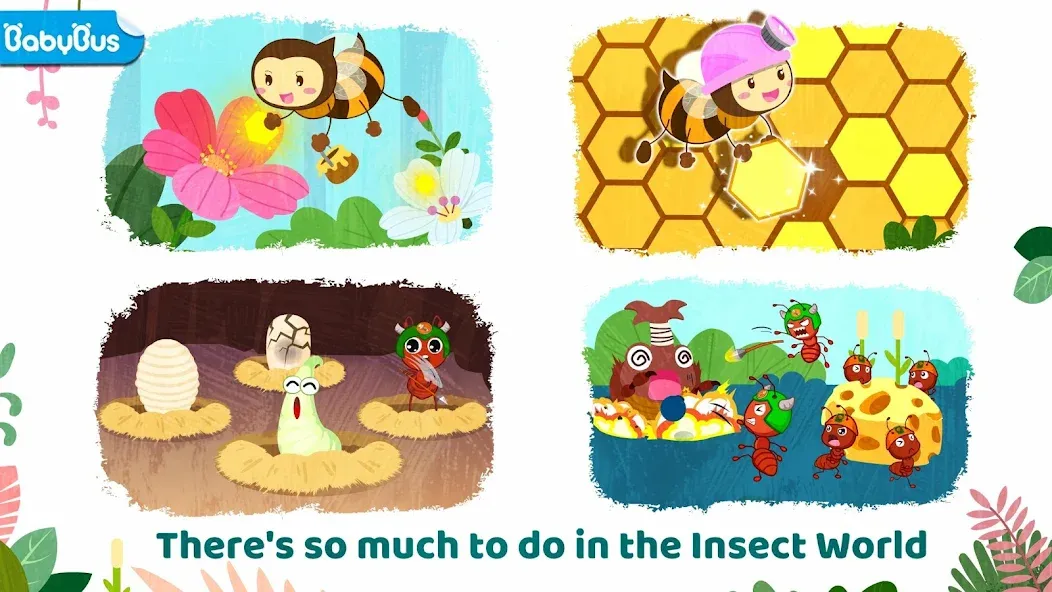 Взломанная Little Panda's Insect World  [МОД Бесконечные монеты] — последняя версия apk на Андроид screen 1