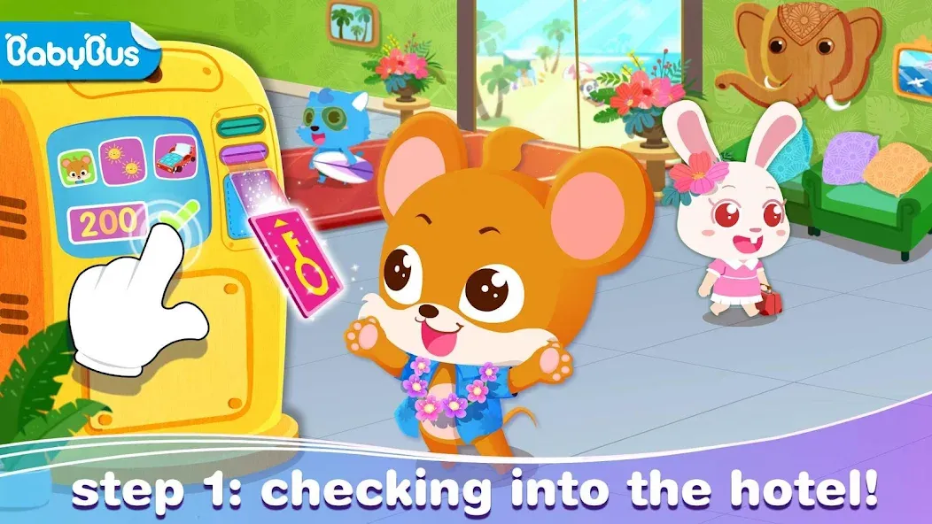 Скачать взломанную Baby Panda’s Summer: Vacation  [МОД Много монет] — полная версия apk на Андроид screen 1