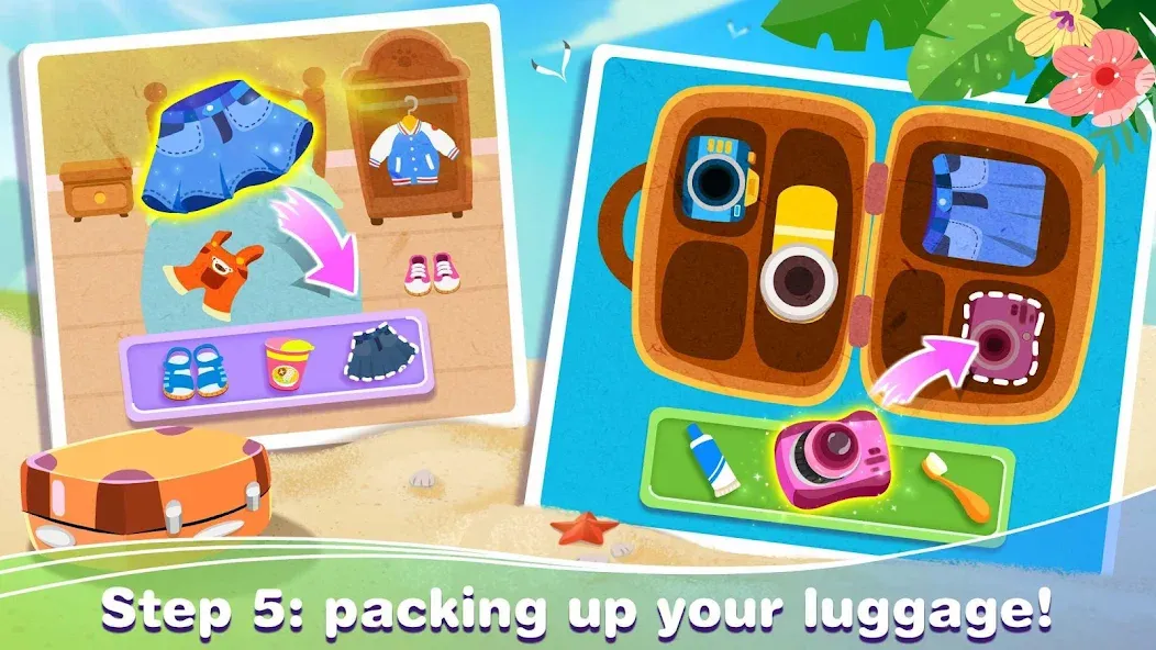 Скачать взломанную Baby Panda’s Summer: Vacation  [МОД Много монет] — полная версия apk на Андроид screen 5