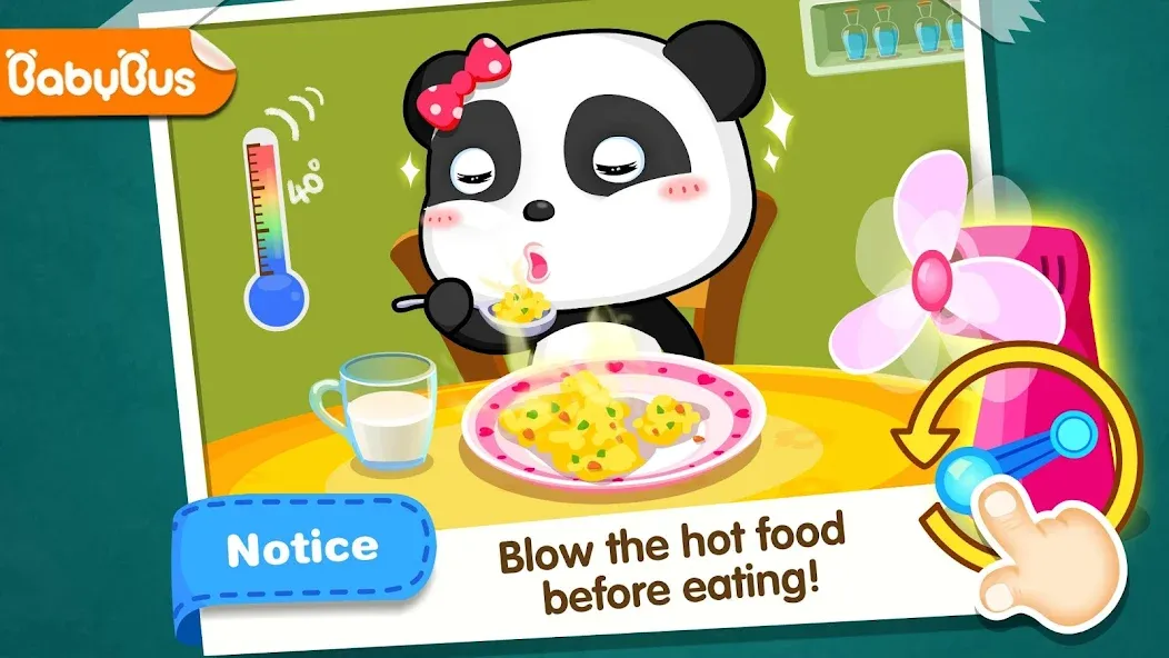 Взлом Baby Panda Home Safety  [МОД Все открыто] — последняя версия apk на Андроид screen 1