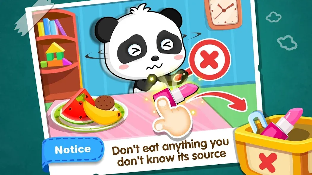 Взлом Baby Panda Home Safety  [МОД Все открыто] — последняя версия apk на Андроид screen 2