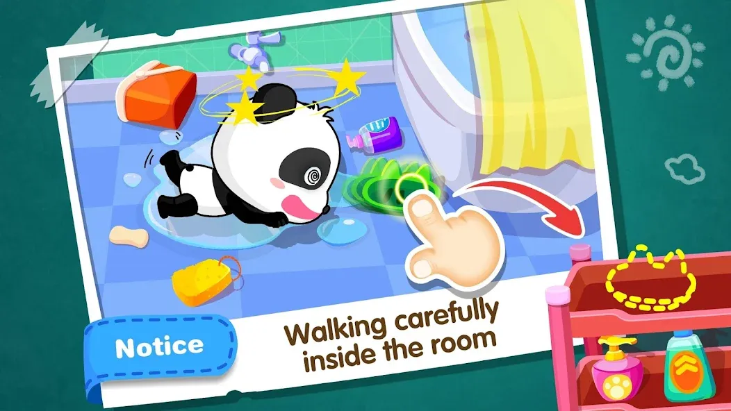 Взлом Baby Panda Home Safety  [МОД Все открыто] — последняя версия apk на Андроид screen 4