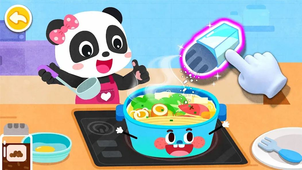 Взлом Baby Panda's Kitchen Party  [МОД Все открыто] — полная версия apk на Андроид screen 3