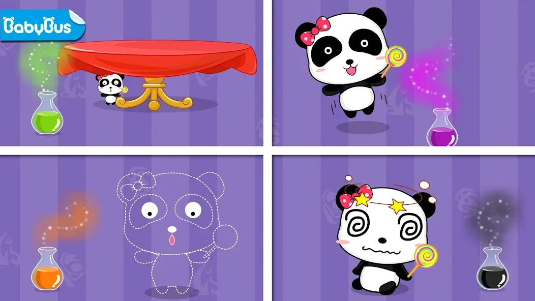 Скачать взломанную Baby Panda's Color Mixing  [МОД Много денег] — полная версия apk на Андроид screen 1