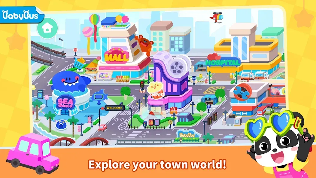 Скачать взлом Little Panda's Town: My World  [МОД Menu] — стабильная версия apk на Андроид screen 1