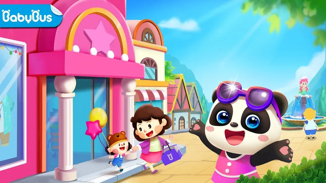 Скачать взломанную Little Panda's Town: Mall  [МОД Много монет] — стабильная версия apk на Андроид screen 1