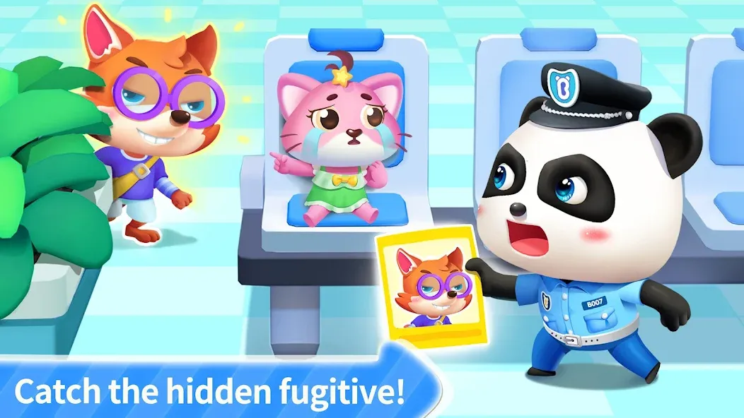 Скачать взлом Little Panda Policeman  [МОД Много монет] — стабильная версия apk на Андроид screen 4