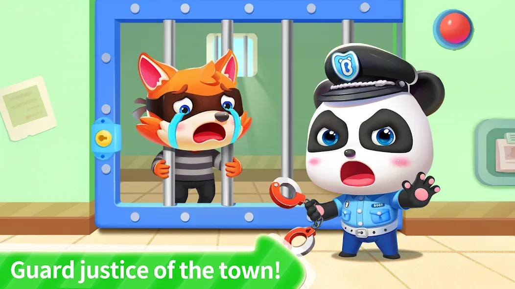 Скачать взлом Little Panda Policeman  [МОД Много монет] — стабильная версия apk на Андроид screen 5