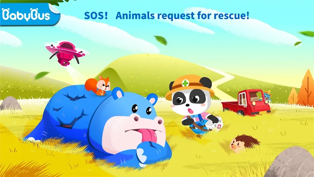 Взломанная Baby Panda: Care for animals  [МОД Бесконечные деньги] — стабильная версия apk на Андроид screen 1