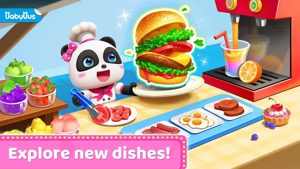 Скачать взлом Little Panda's Restaurant  [МОД Бесконечные монеты] — последняя версия apk на Андроид screen 1