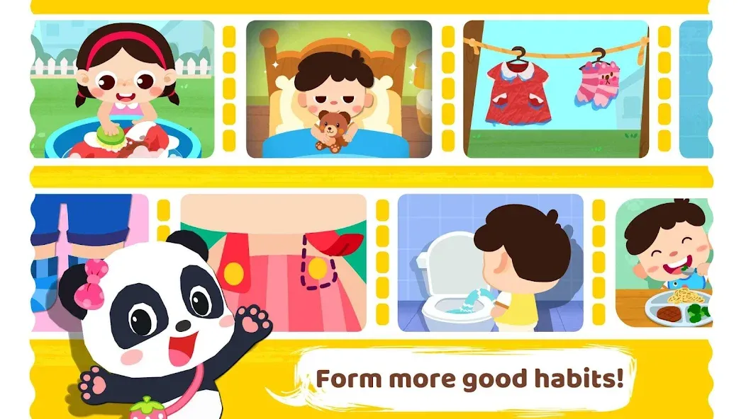 Взлом Baby Panda's Daily Habits  [МОД Unlimited Money] — стабильная версия apk на Андроид screen 5