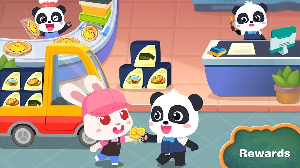 Скачать взломанную Little Panda's Snack Factory  [МОД Бесконечные деньги] — стабильная версия apk на Андроид screen 5