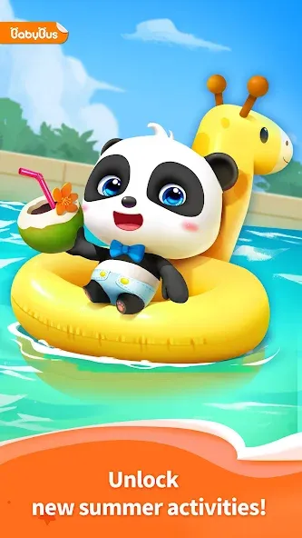 Скачать взломанную Talking Baby Panda-Virtual Pet  [МОД Все открыто] — стабильная версия apk на Андроид screen 1