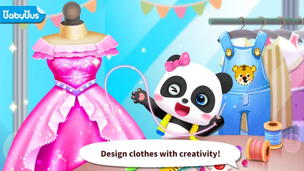 Скачать взломанную Baby Panda's Fashion Dress Up  [МОД Много монет] — последняя версия apk на Андроид screen 2