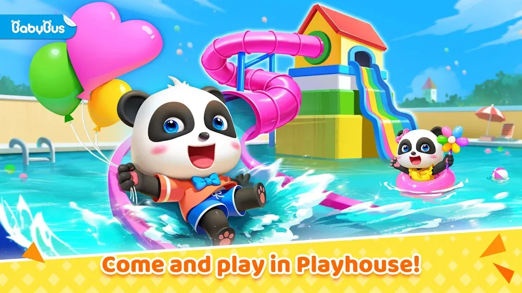 Взлом Baby Panda's House Games  [МОД Unlimited Money] — последняя версия apk на Андроид screen 1