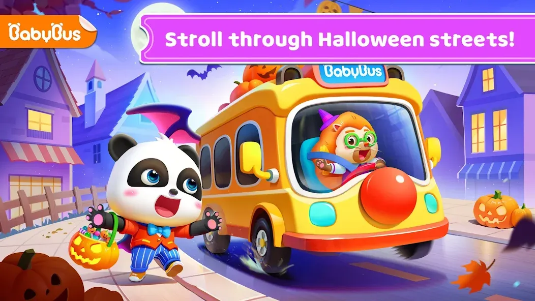 Скачать взлом Baby Panda's School Bus  [МОД Много монет] — стабильная версия apk на Андроид screen 1