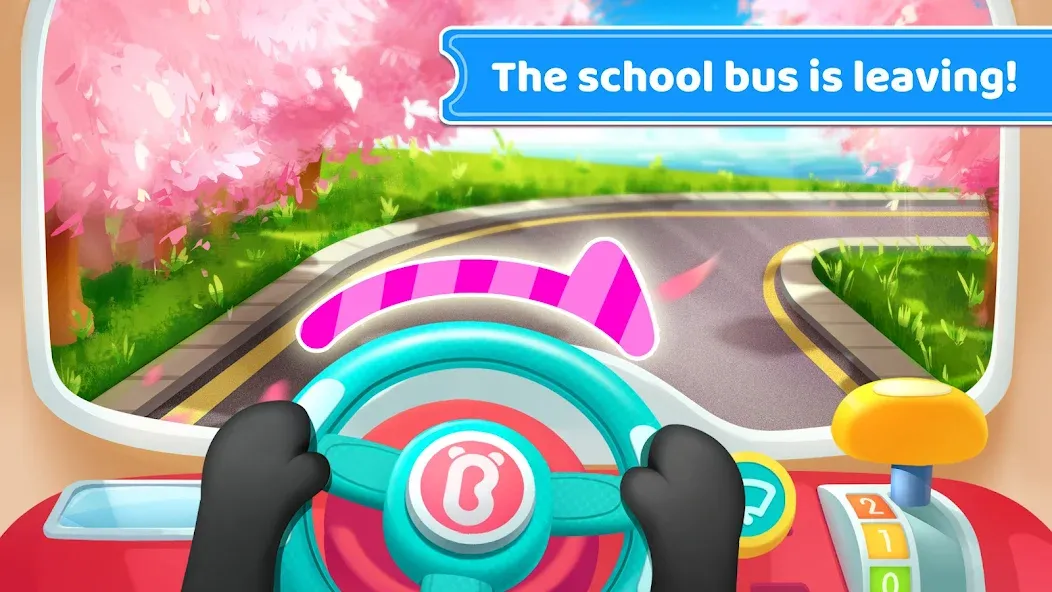 Скачать взлом Baby Panda's School Bus  [МОД Много монет] — стабильная версия apk на Андроид screen 2