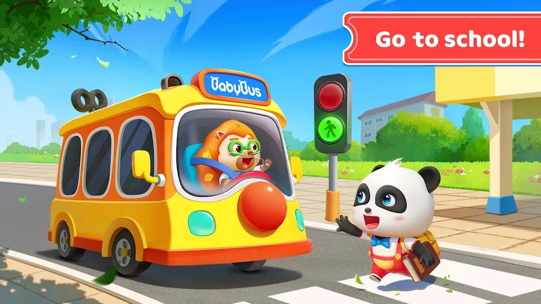 Скачать взлом Baby Panda's School Bus  [МОД Много монет] — стабильная версия apk на Андроид screen 4