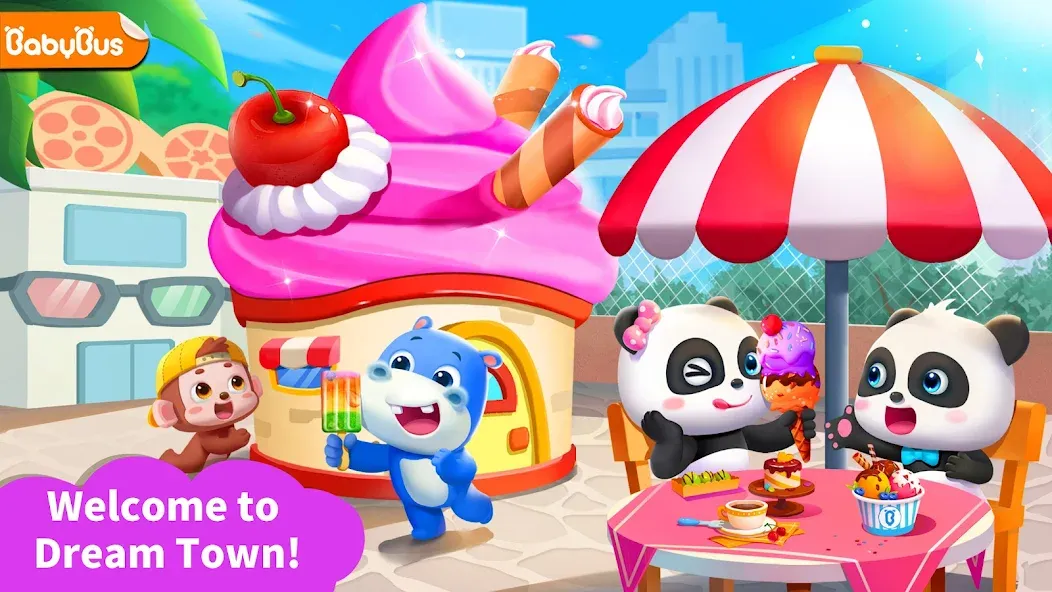 Скачать взлом Little Panda’s Dream Town  [МОД Unlocked] — стабильная версия apk на Андроид screen 1