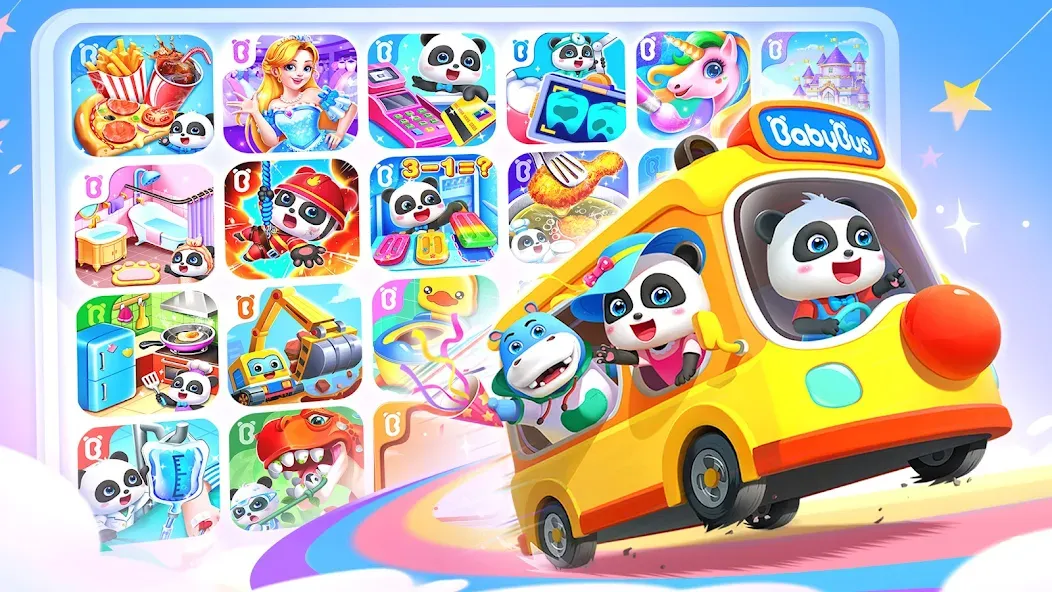 Взломанная Baby Panda World: Kids Games  [МОД Unlimited Money] — стабильная версия apk на Андроид screen 1