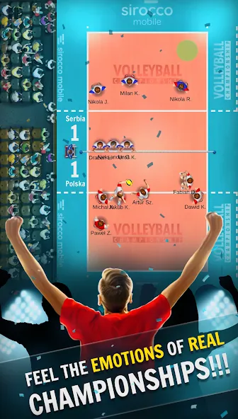 Взломанная Volleyball Championship (Волейбольный чемпионат)  [МОД Меню] — стабильная версия apk на Андроид screen 1