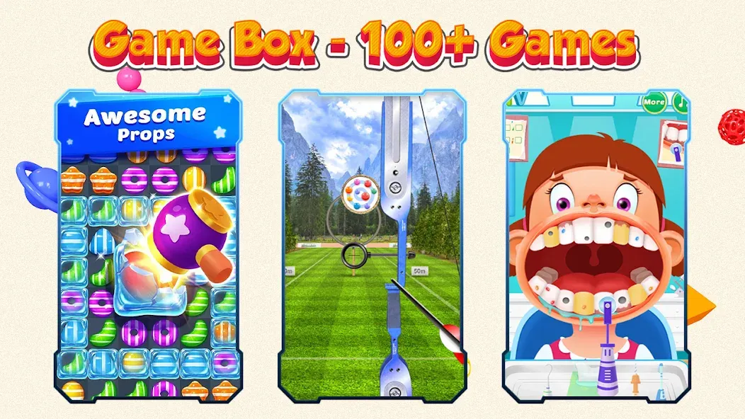 Скачать взломанную Game Box — 100+ Games (Гейм Бокс)  [МОД Unlimited Money] — полная версия apk на Андроид screen 2