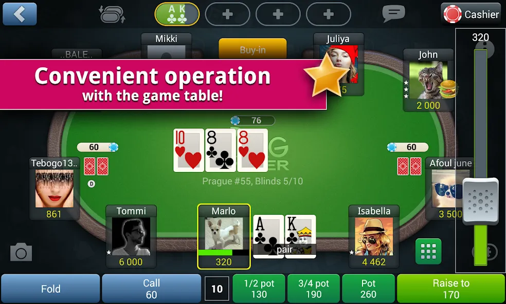 Взломанная Jag Poker HD (Яг Покер ХД)  [МОД Все открыто] — последняя версия apk на Андроид screen 5