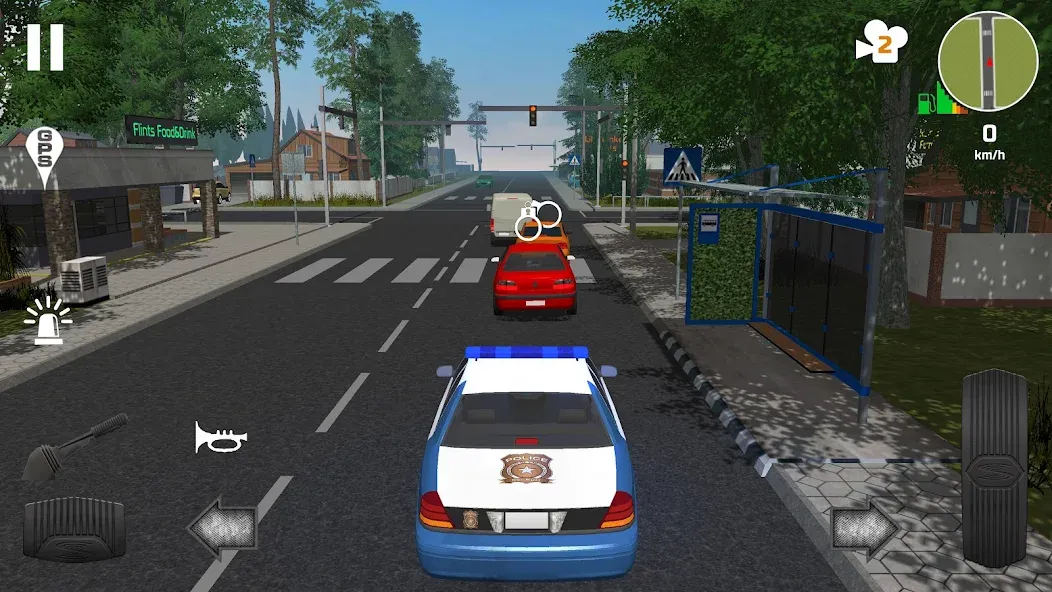 Взломанная Police Patrol Simulator (Полицейский патрульный симулятор)  [МОД Бесконечные деньги] — последняя версия apk на Андроид screen 2