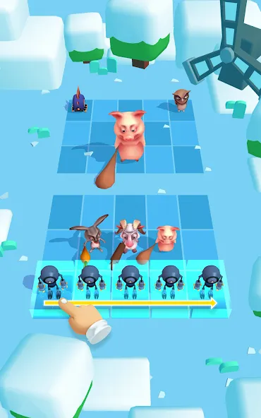 Скачать взлом Animal Merge — Evolution Games (Анимал Мерж)  [МОД Все открыто] — стабильная версия apk на Андроид screen 2